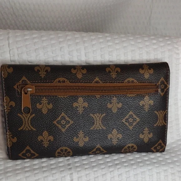 FASHION Brown Patterned Wallet - Picture 3 of 4